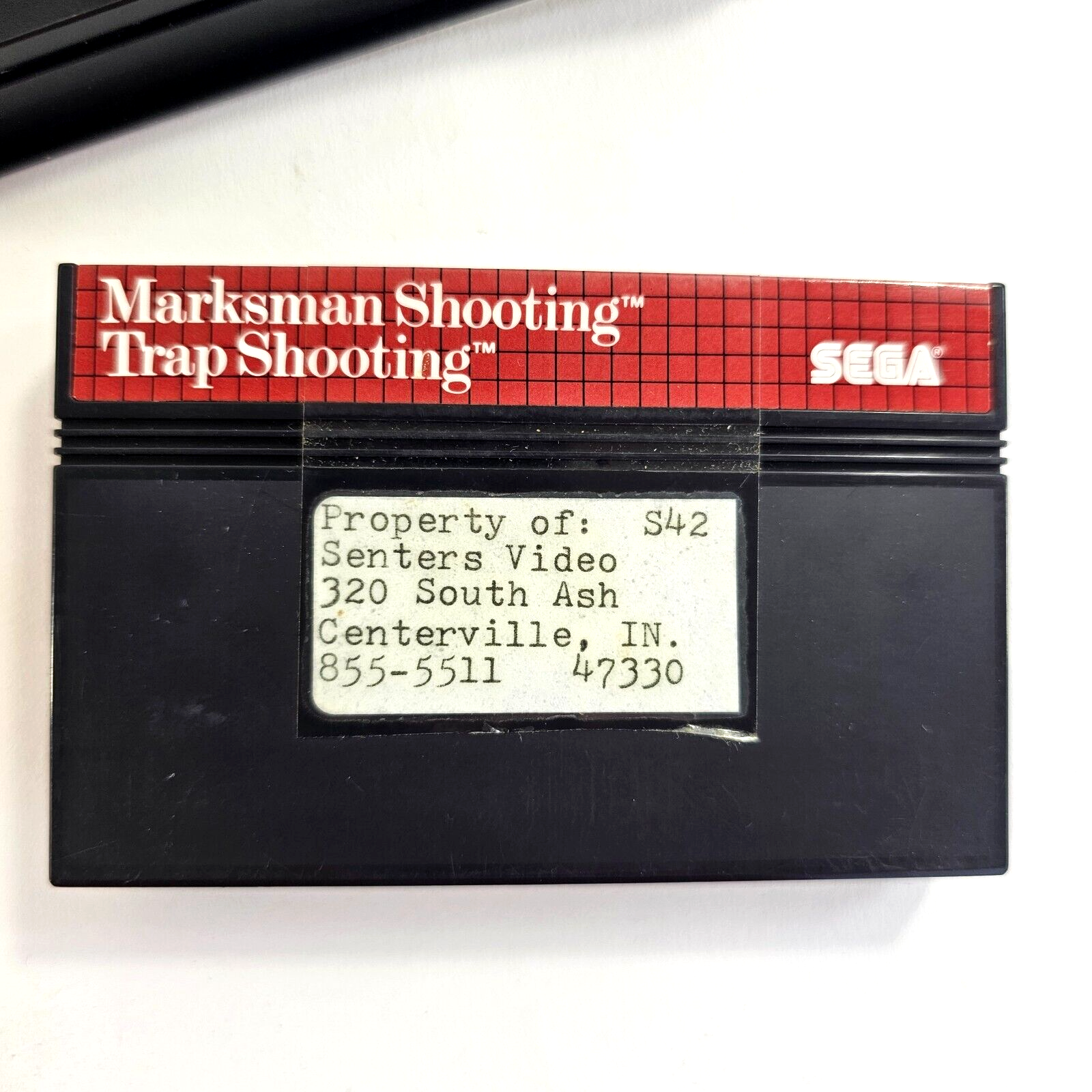 Marksman Shooting/Trap Shooting (Sega Master System, 1987) Game Case Manual