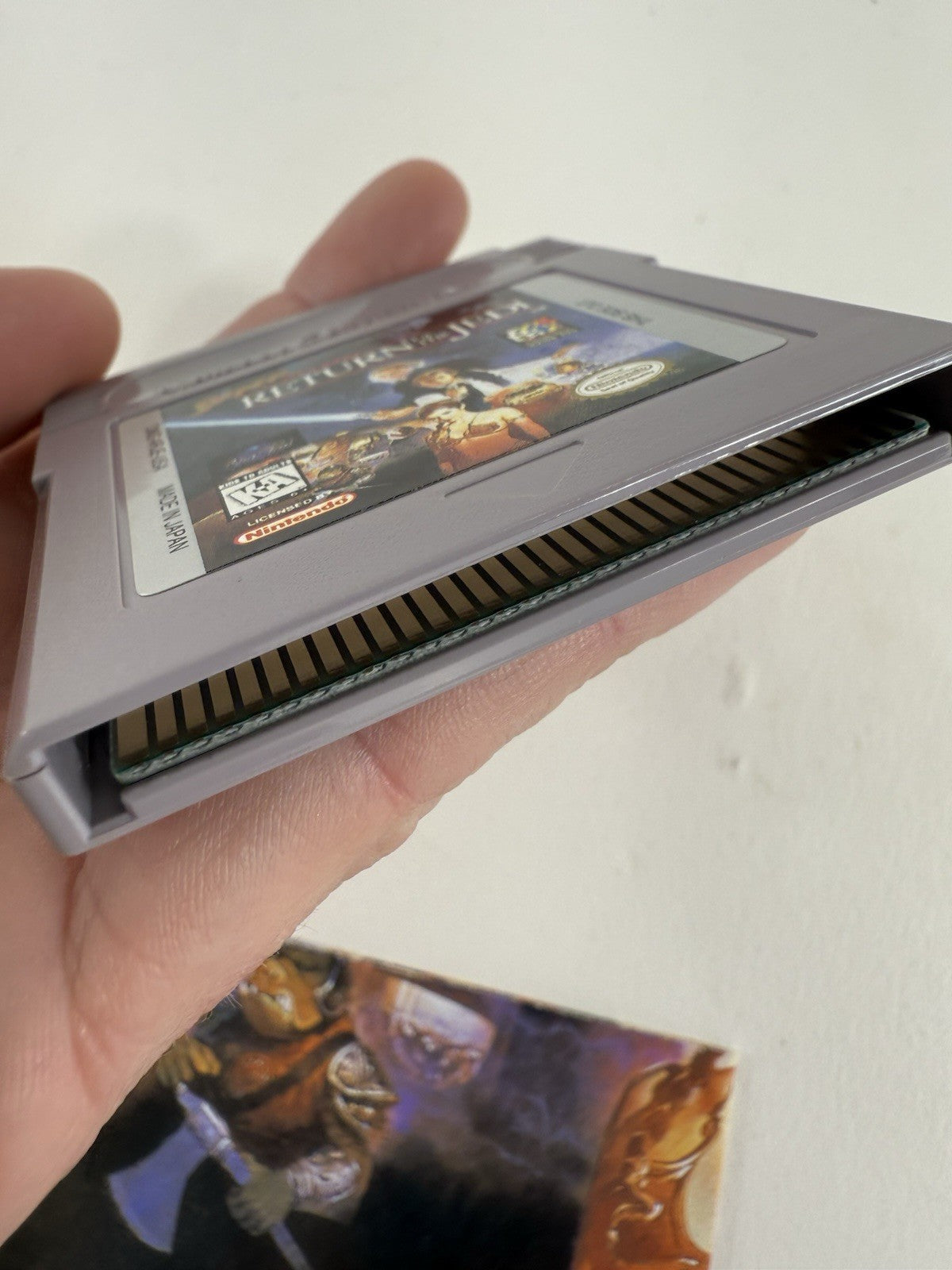 Super Star Wars: Return of the Jedi (GameBoy, 1995) Game Box Manual Inserts Reg