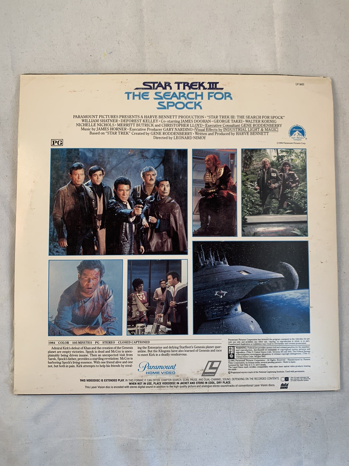 Star Trek III: The Search for Spock (Laserdisc)