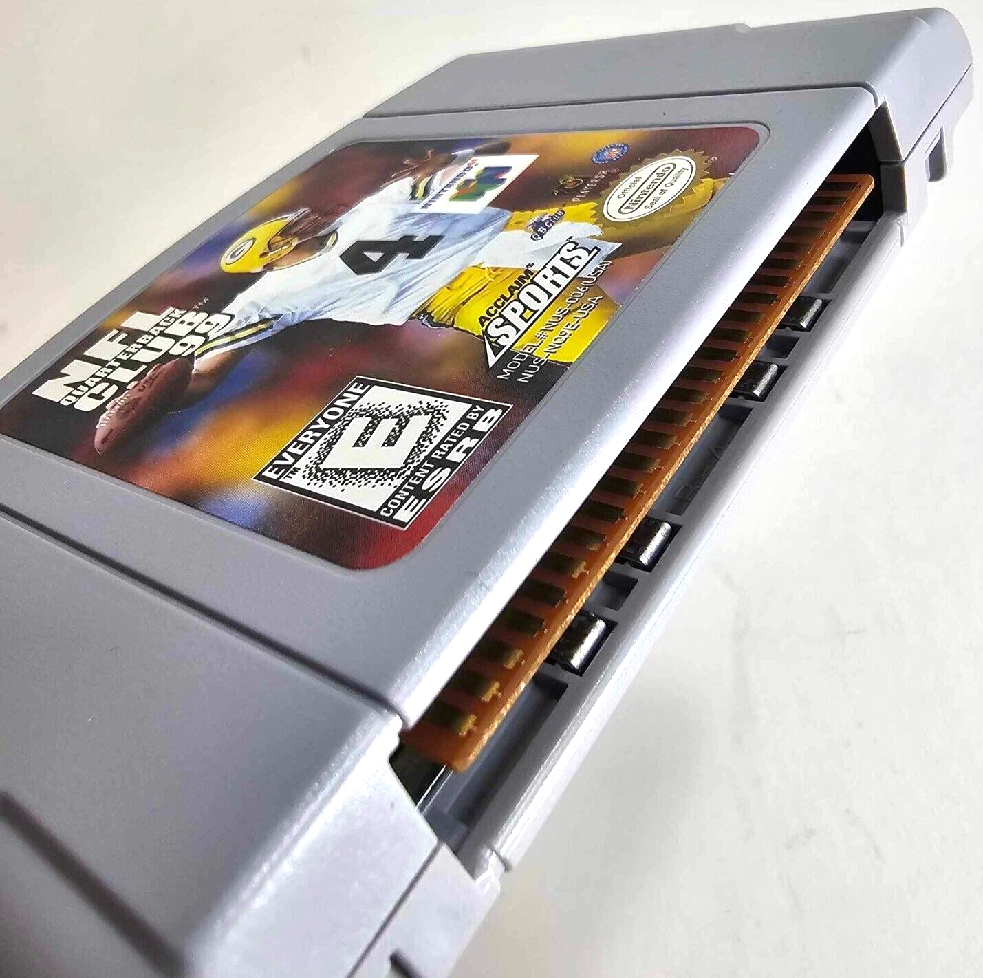 NFL Quarterback Club 99 (Nintendo 64, 2000) Game Box Poster Insert - Tested