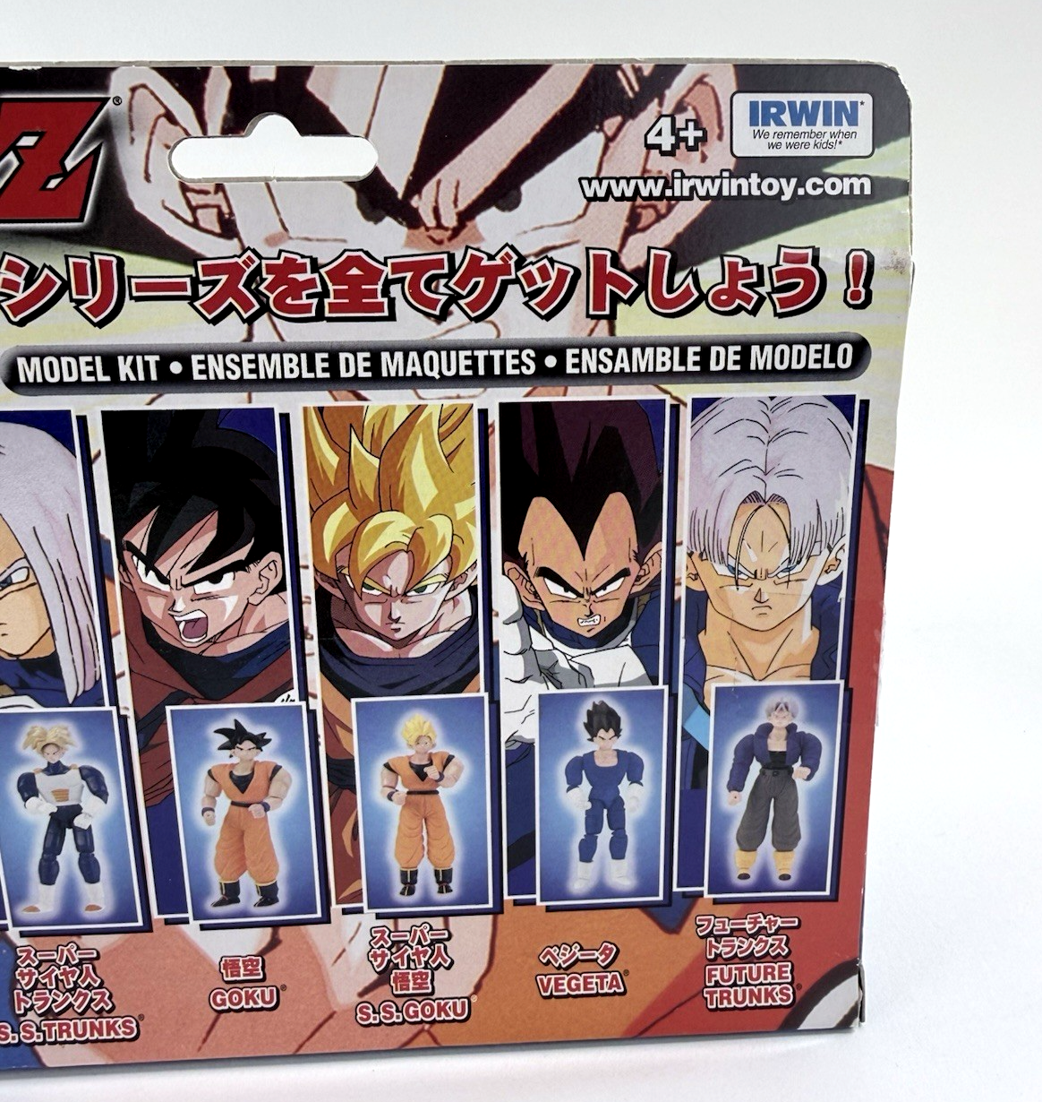 Irwin Toys 2000 Dragon Ball Z Goku Action Figure Model Kit - New, Sealed