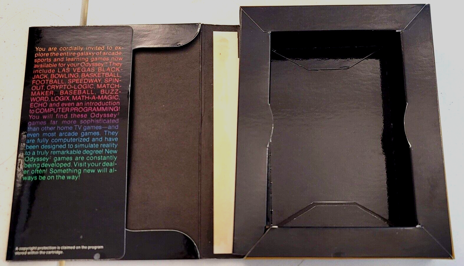 Armored Encounter/Sub Chase (Magnavox Odyssey 2, 1978) Game Case Manual - Tested