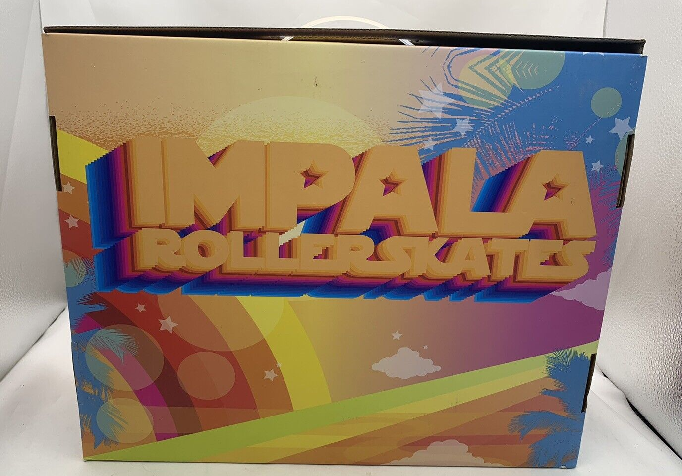 Impala Rollerskates Size 10 A126-58817 Pink/Yellow Vegan Quad Skates - New