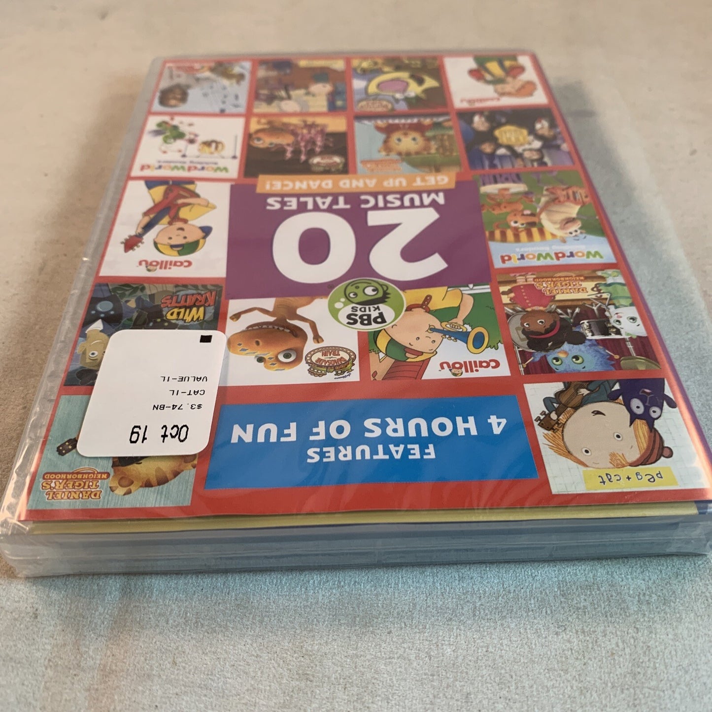 PBS Kids: 20 Music Tales - Get Up And Dance! (DVD, 2016) New, Factory Sealed