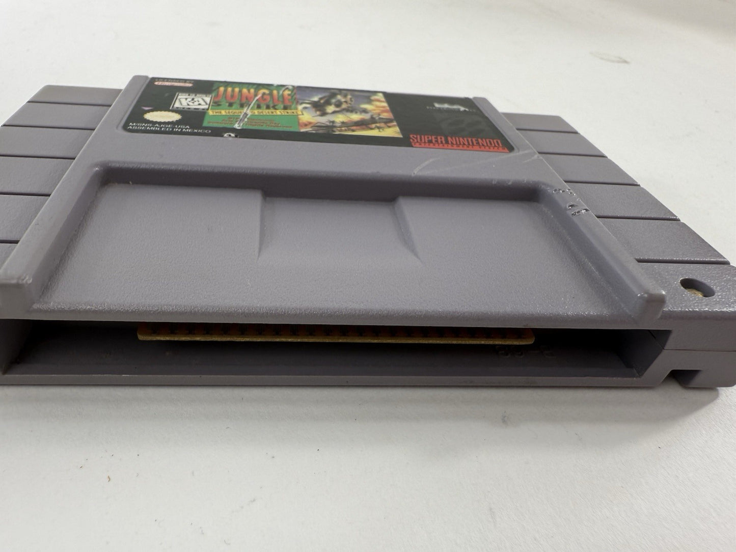 Jungle Strike: The Sequel To Desert Strike (Super Nintendo, 1995) Game Cartridge