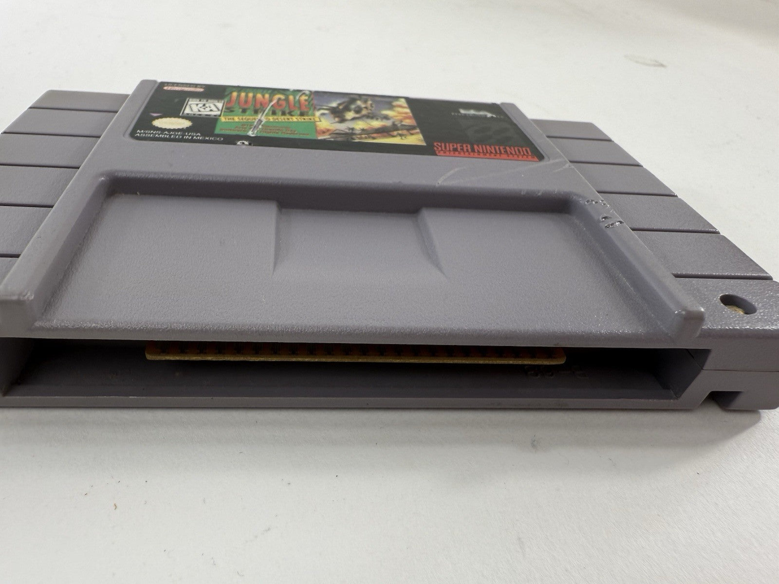 Jungle Strike: The Sequel To Desert Strike (Super Nintendo, 1995) Game Cartridge
