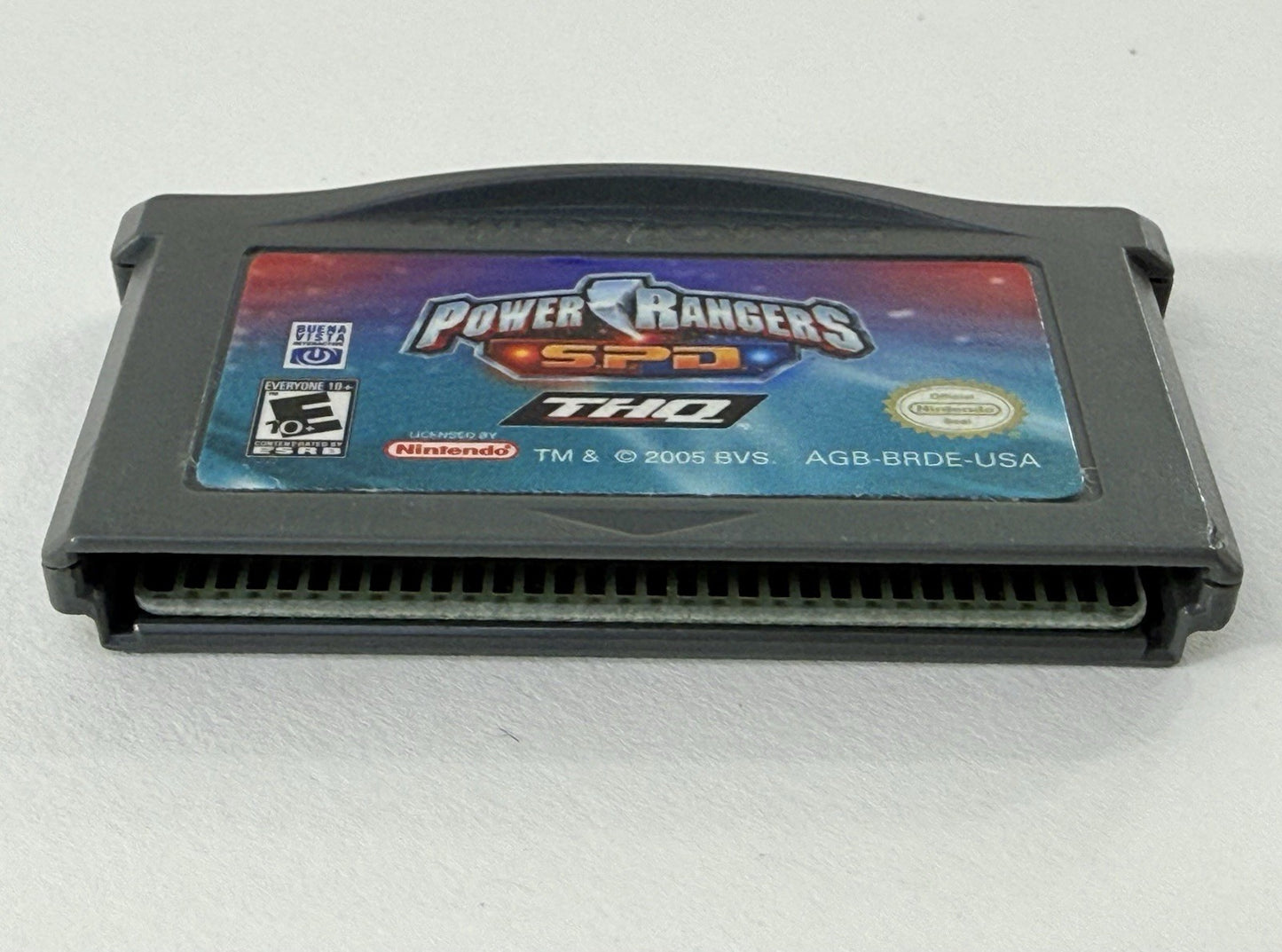 Power Rangers: S.P.D. (Nintendo GameBoy Advance, 2005) Game Cartridge - Tested