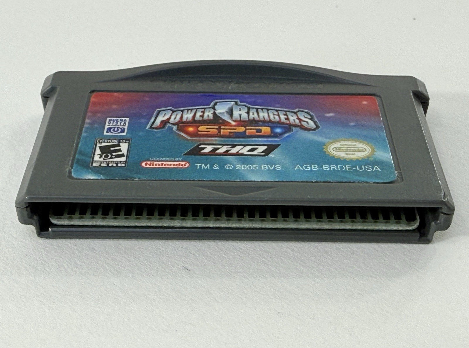 Power Rangers: S.P.D. (Nintendo GameBoy Advance, 2005) Game Cartridge - Tested