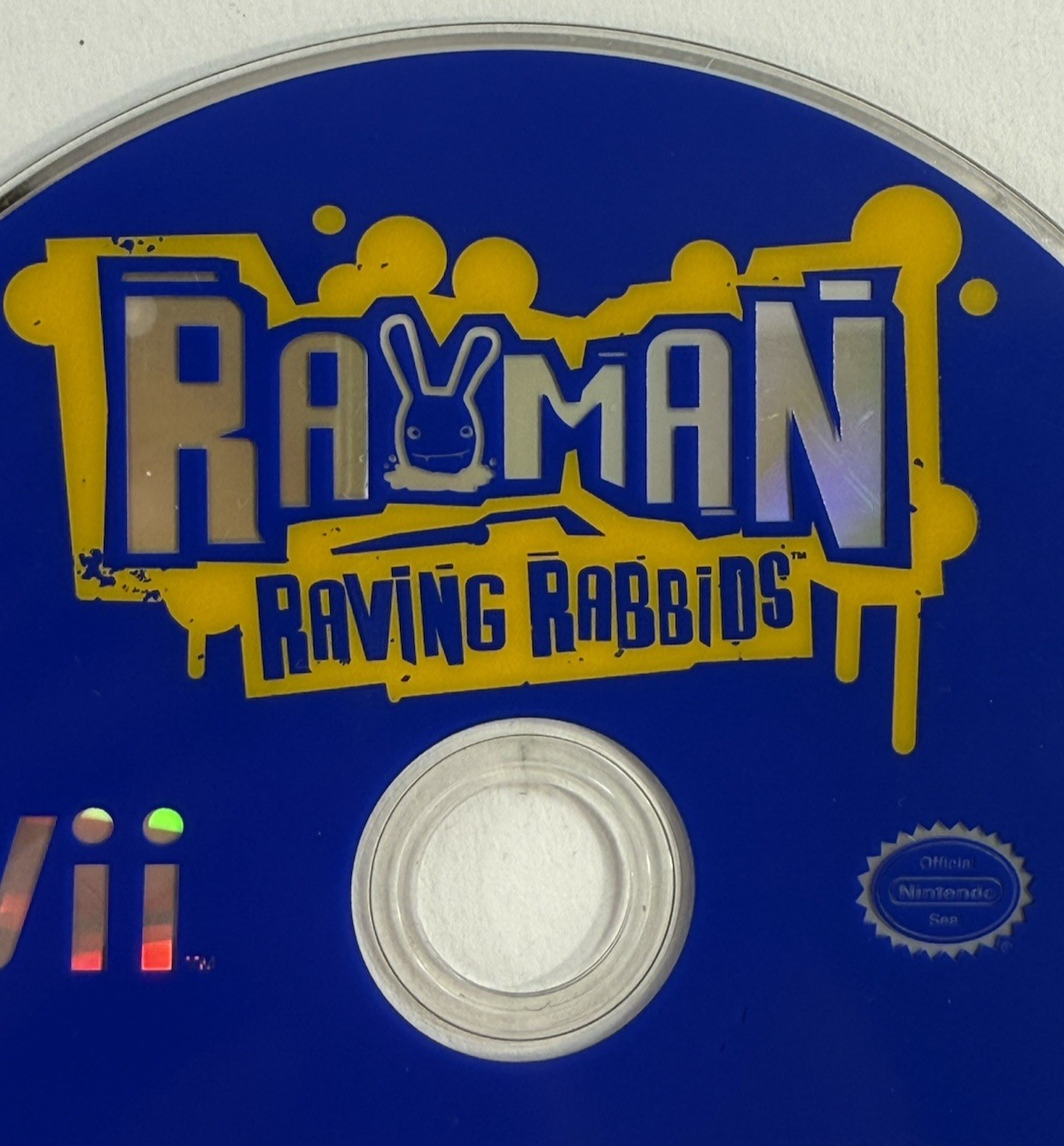 Rayman Raving Rabbids (Nintendo Wii, 2006) Game Disc - Tested And Working