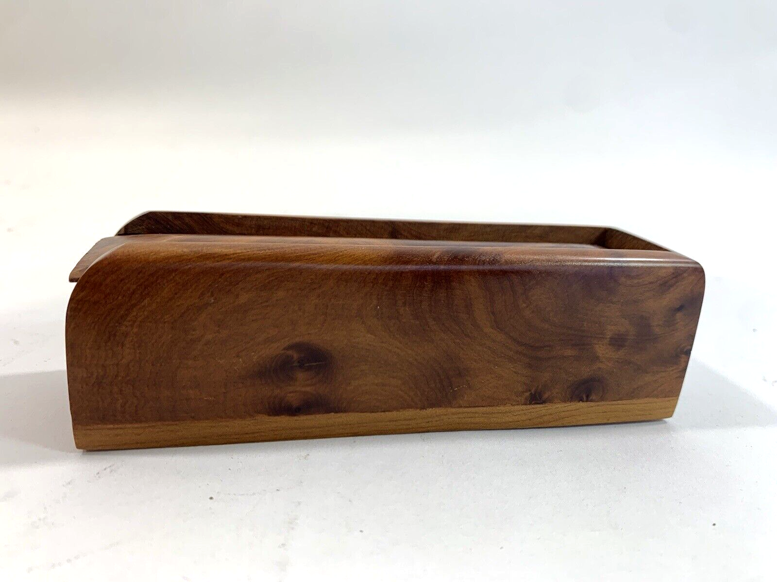 Hand Carved Wooden Dice in Custom Storage Box - Read