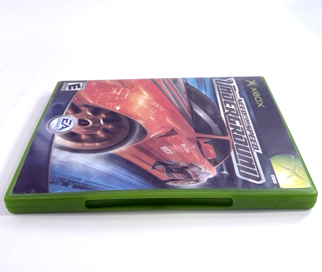 Need for Speed: Underground (Xbox, 2003) Game Case Manual Reg. Card - Tested