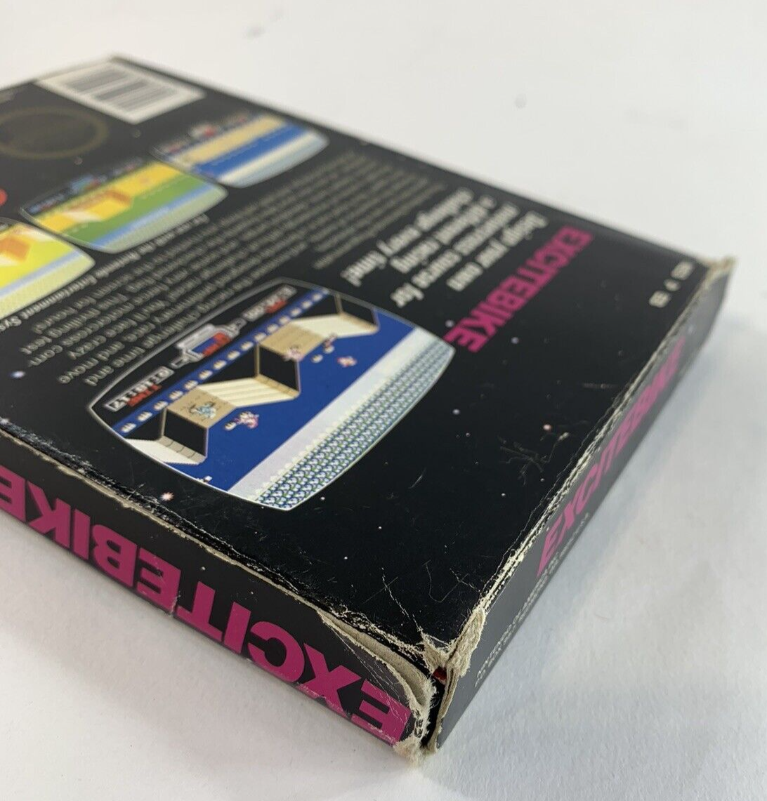 Excitebike (Nintendo Entertainment System, 1985) Game Box Poster Foam - Tested