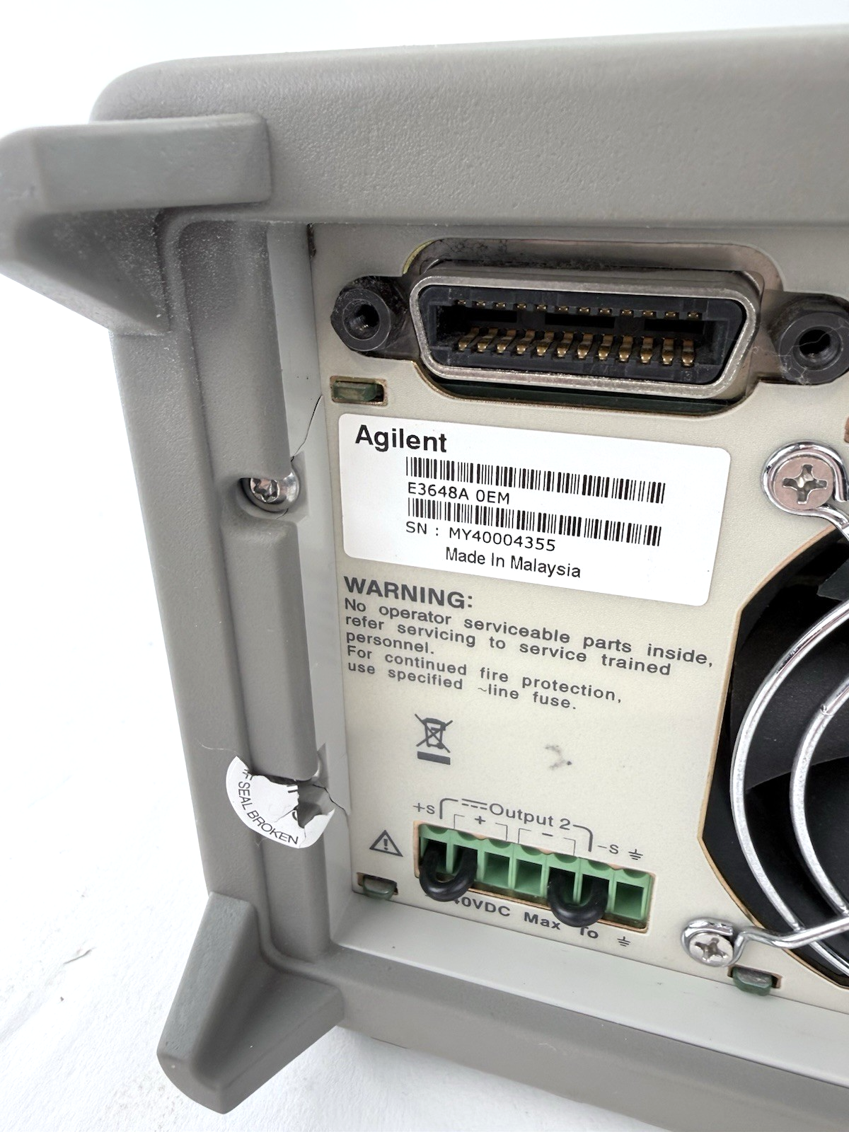 Agilent E3648A 100W Dual Output DC Power Supply - Tested and Working - 4355