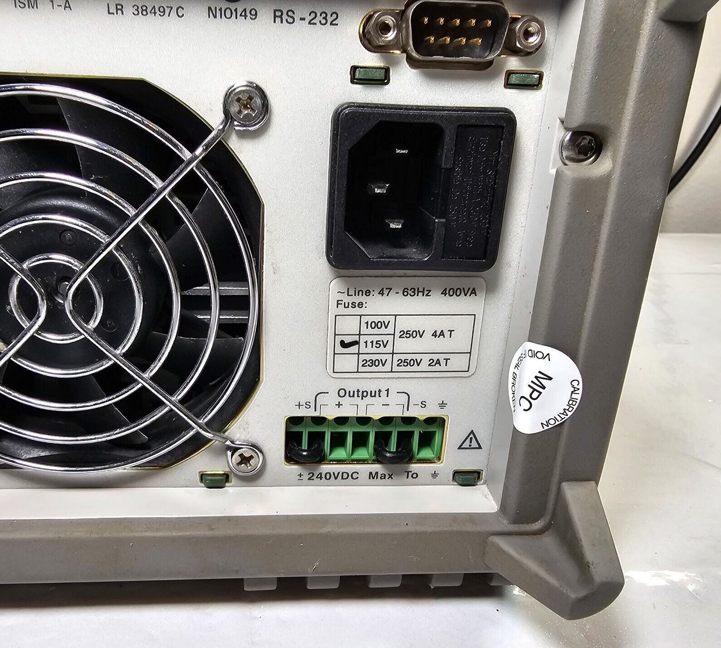 Agilent E3648A Dual Output DC Power Supply 0-8V,5A/0-20V,2.5A - Tested - 2490