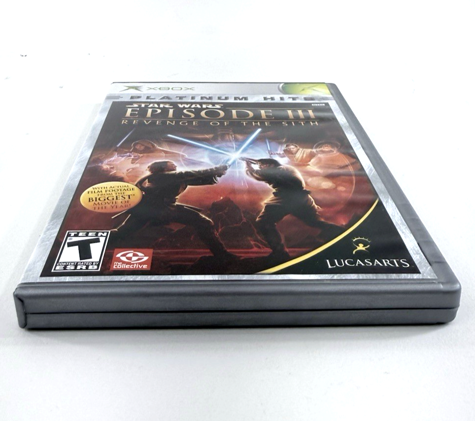 Star Wars Episode III: Revenge of the Sith (Xbox, 2005) Game Case Manual Inserts