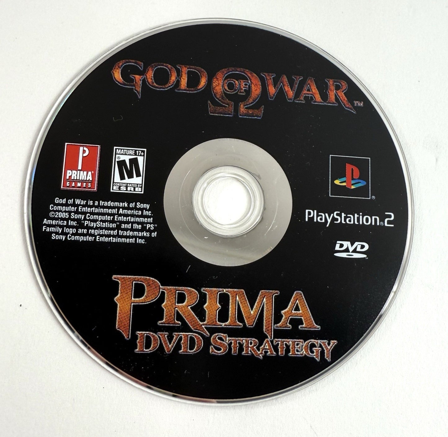 God of War : Prima Official Game Guide with DVD (2005, Prima)
