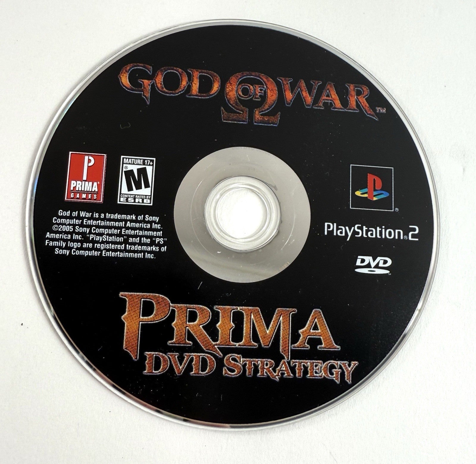 God of War : Prima Official Game Guide with DVD (2005, Prima)