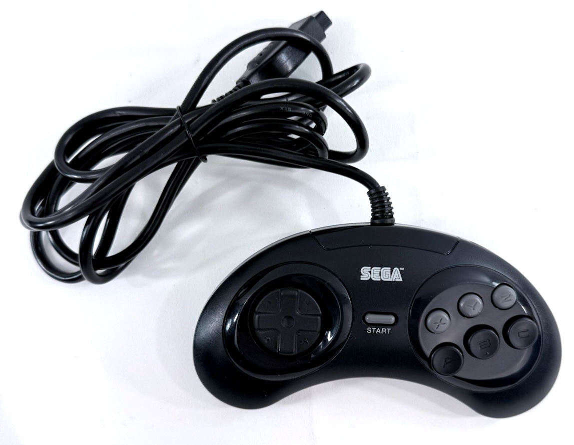 SEGA Genesis Model 2 Console MK-1631 with 6 Button Controller,  Power Supply, AV