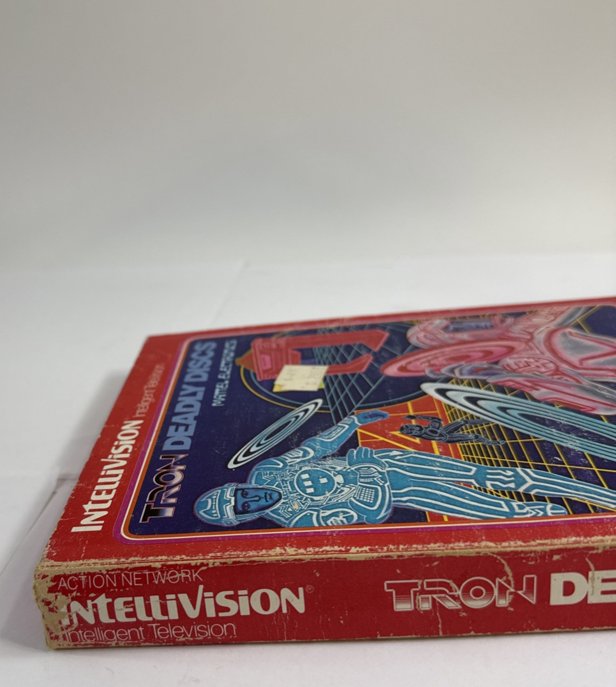 Tron Deadly Discs (Intellivision, 1982) Game Box Manual Overlay - Tested