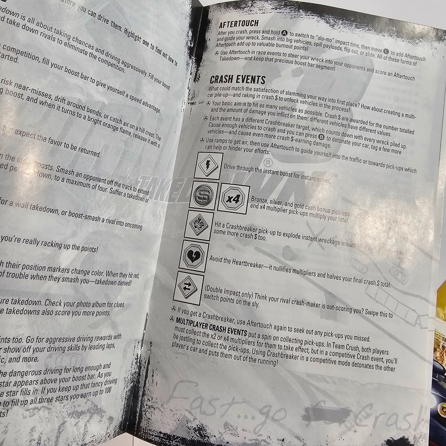 Burnout 3: Takedown (Microsoft Xbox, 2004) Game Case Manual Insert - Tested