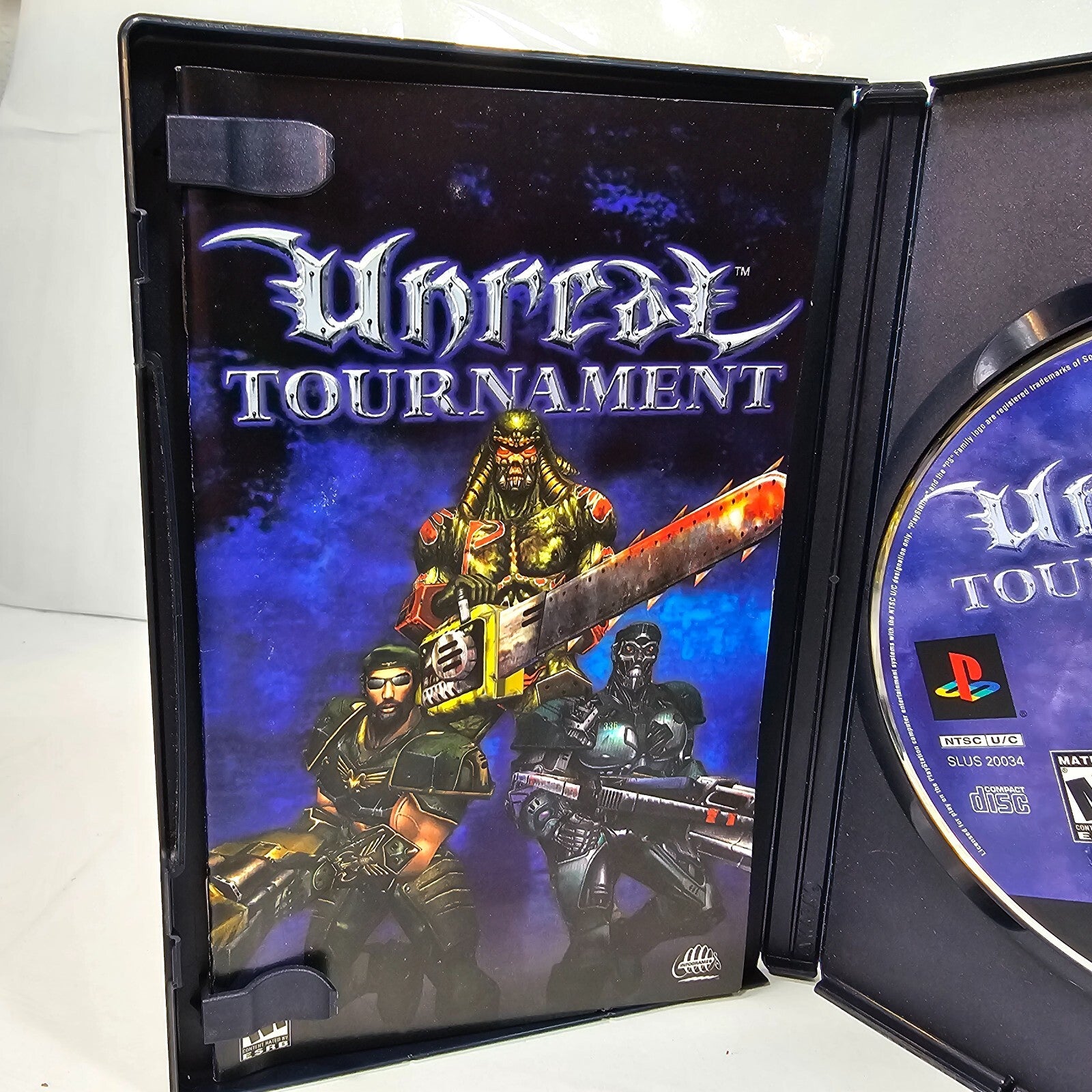 Unreal Tournament (Sony PlayStation 2, 2000) Game Case Manual