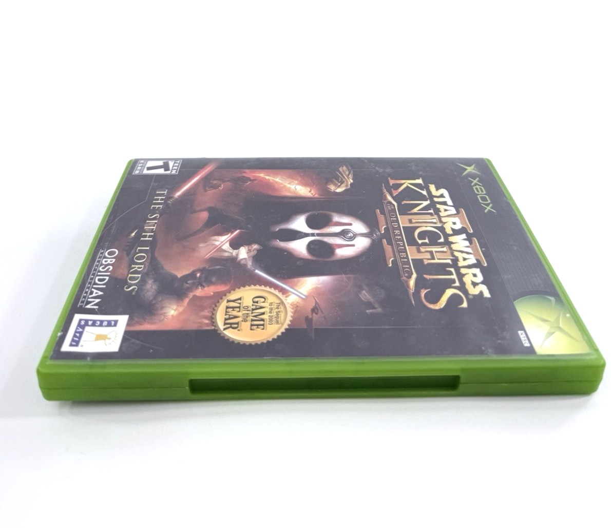 Star Wars Knights of the Old Republic II (Xbox, 2004) Game Case Manual Reg. Card