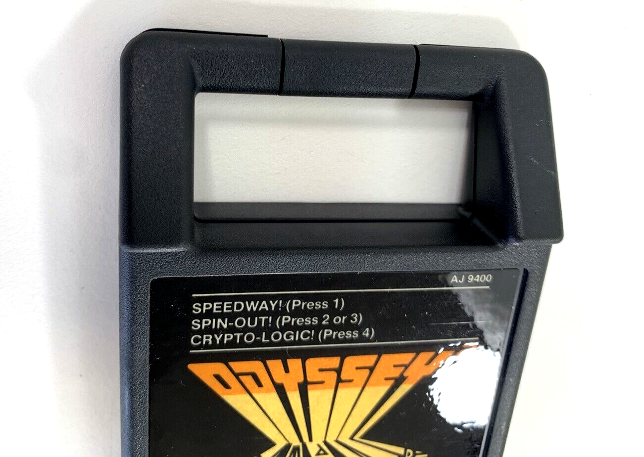 Speedway! Spin-out! Crypto-logic! (Magnavox Odyssey 2, 1978) Game Box Manual