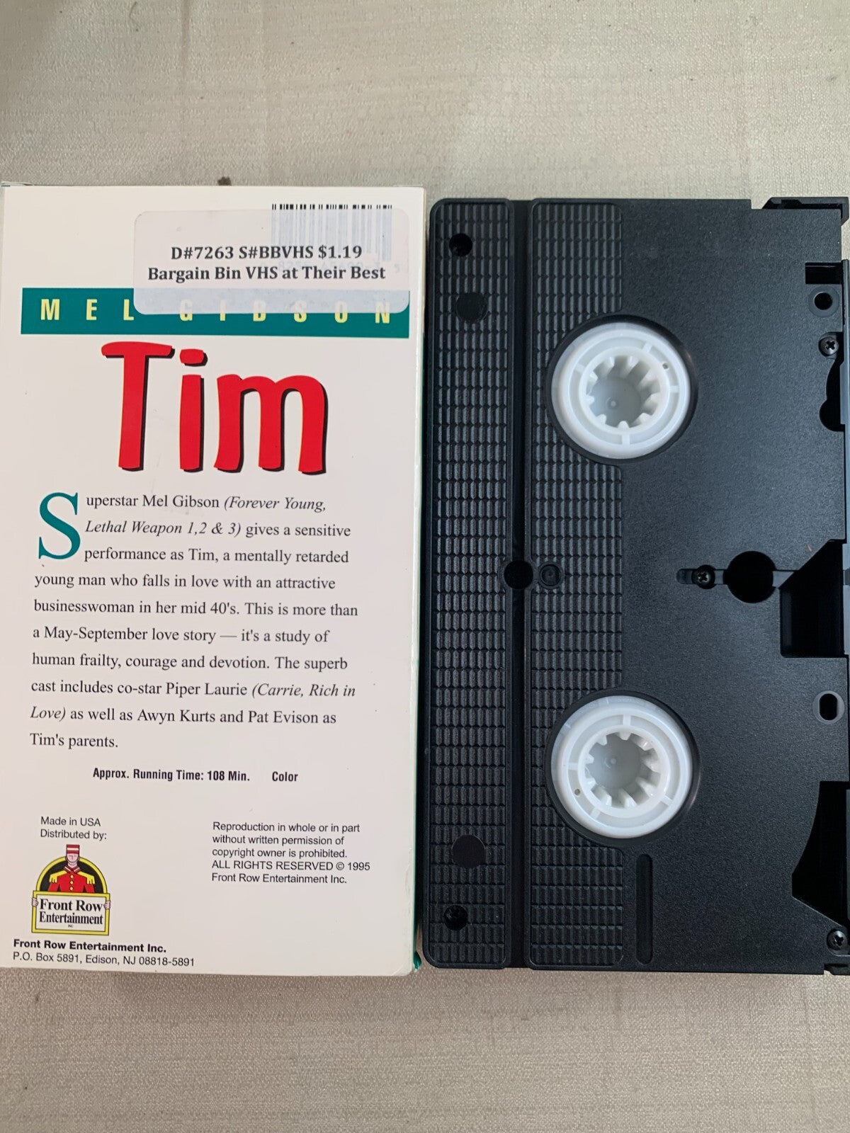 Payback/Tim (VHS bundle) Mel Gibson movies!