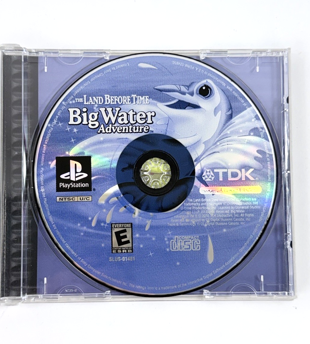 The Land Before Time: Big Water Adventure (PlayStation, 2002) Game Case Manual