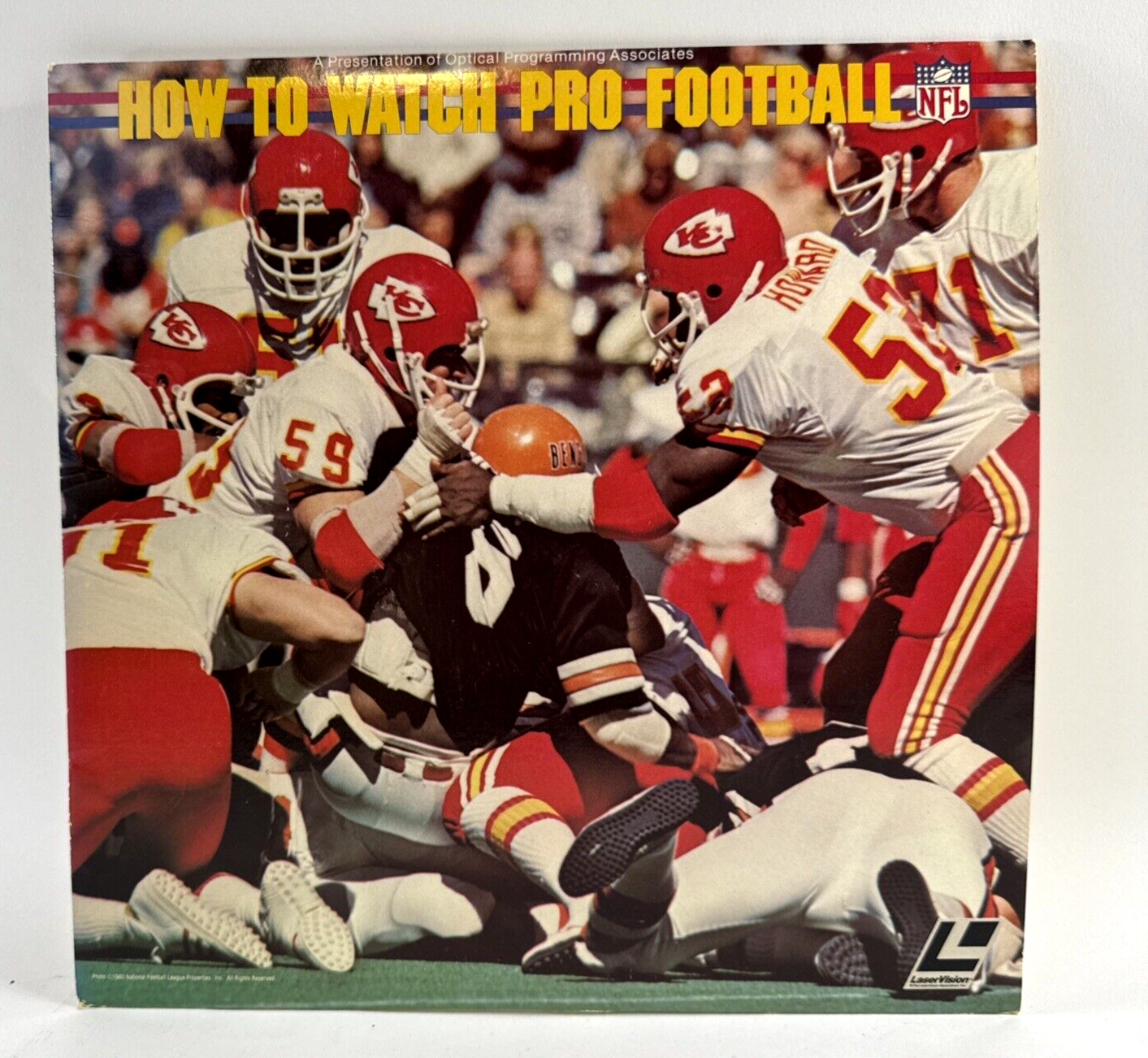 How to Watch Pro Football (Laserdisc, 1980) Tested and Working