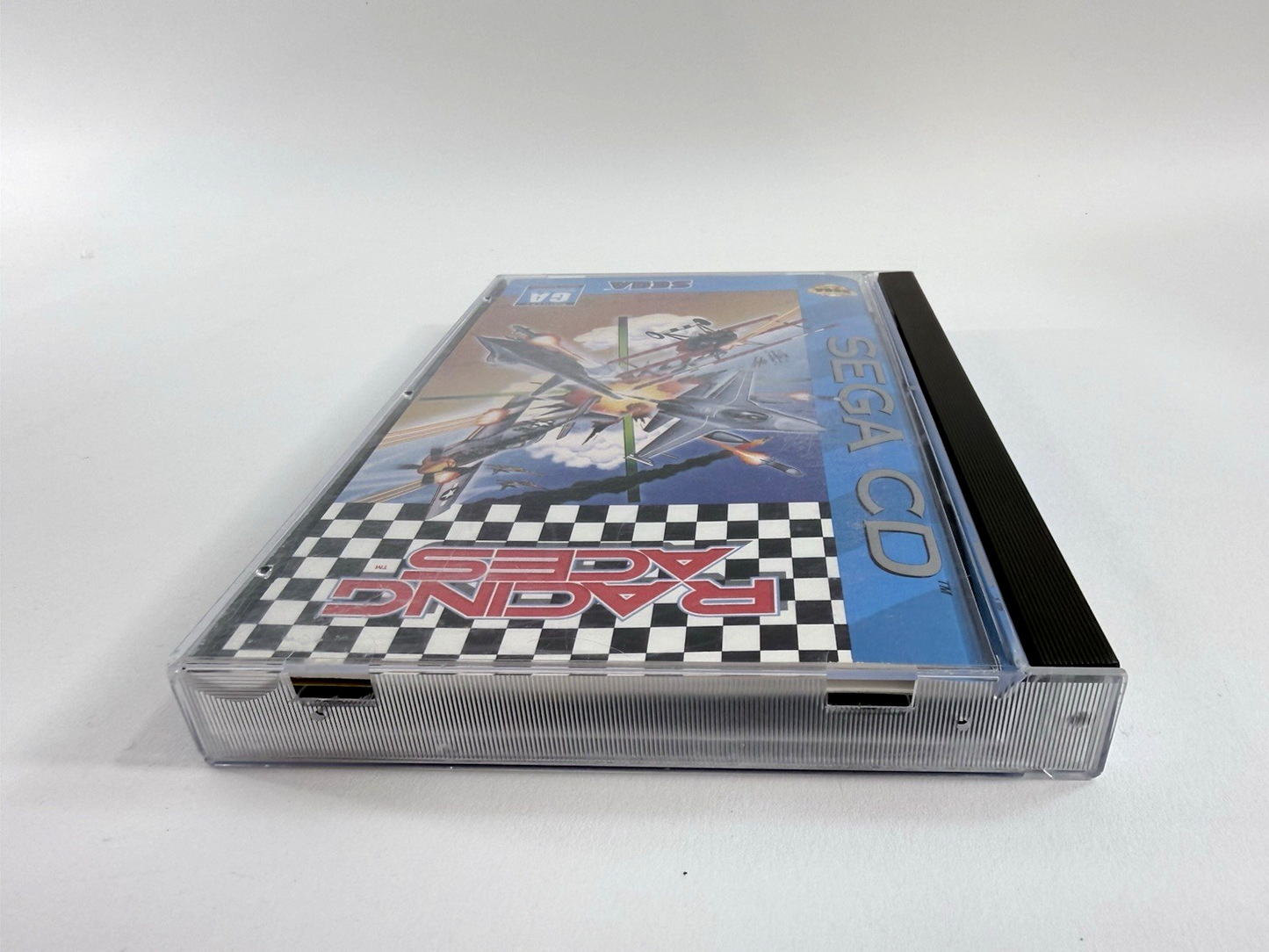 Racing Aces (Sega CD, 1993) Game Case Manual Registration Foam Insert - Tested