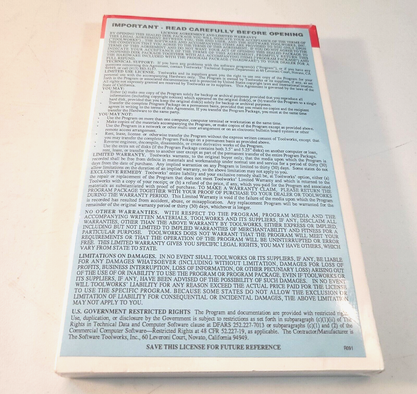 CD-ROM Challenge Pack III (Software Toolworks, 1993) Factory Sealed PC