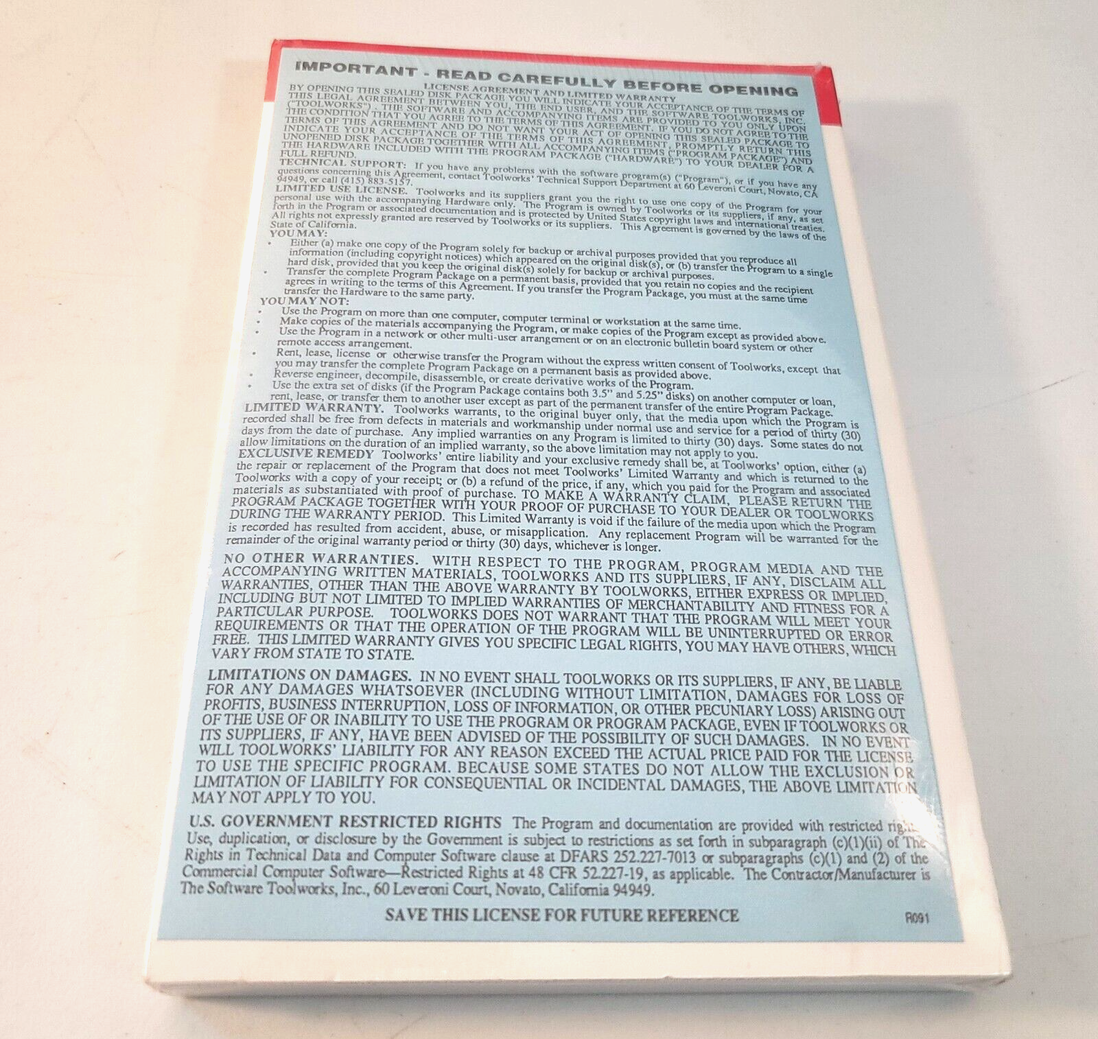 CD-ROM Challenge Pack III (Software Toolworks, 1993) Factory Sealed PC