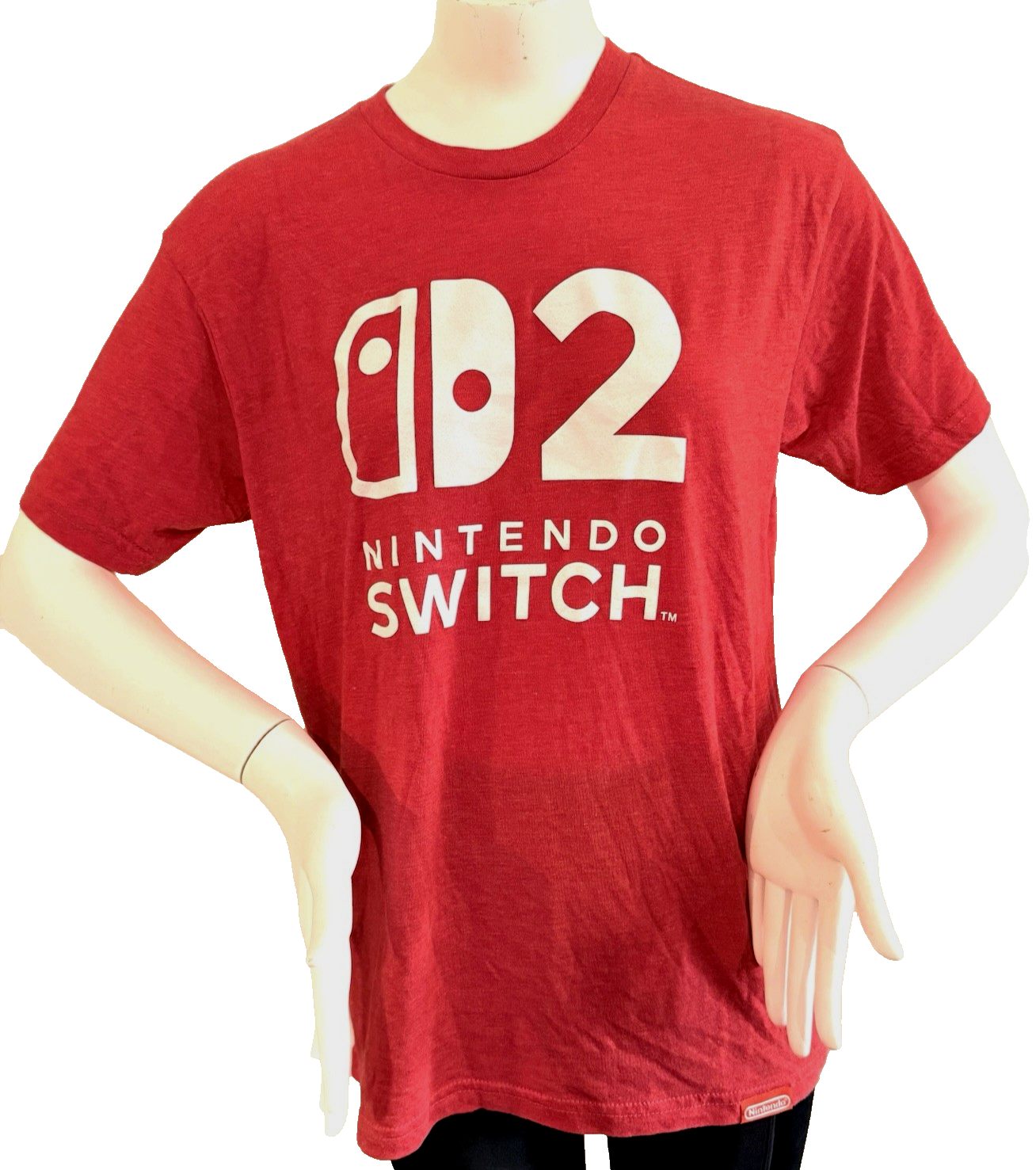 Nintendo Switch 2 Red Staff Limited Edition Employee Promotional T-Shirt - Small