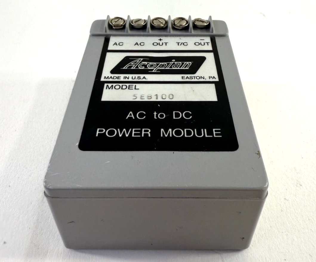 Acopian 5EB100 AC to DC Power Module 5V 1A Linear Converter