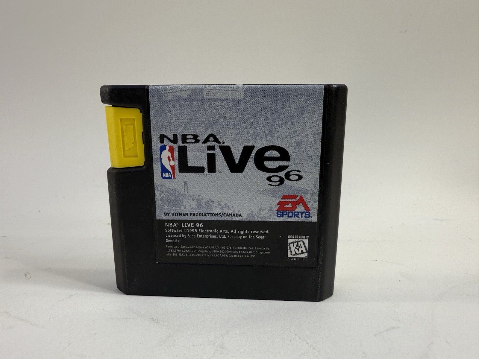 NBA Live 96 (Sega Genesis, 1995) Game Case Manual Inserts Registration - Tested