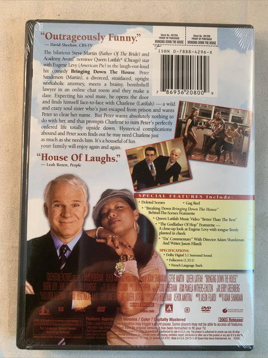 Bringing Down the House (DVD, 2003) NEW
