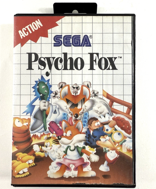 Psycho Fox (Sega Master System, 1989) Game and Case - Tested and Working