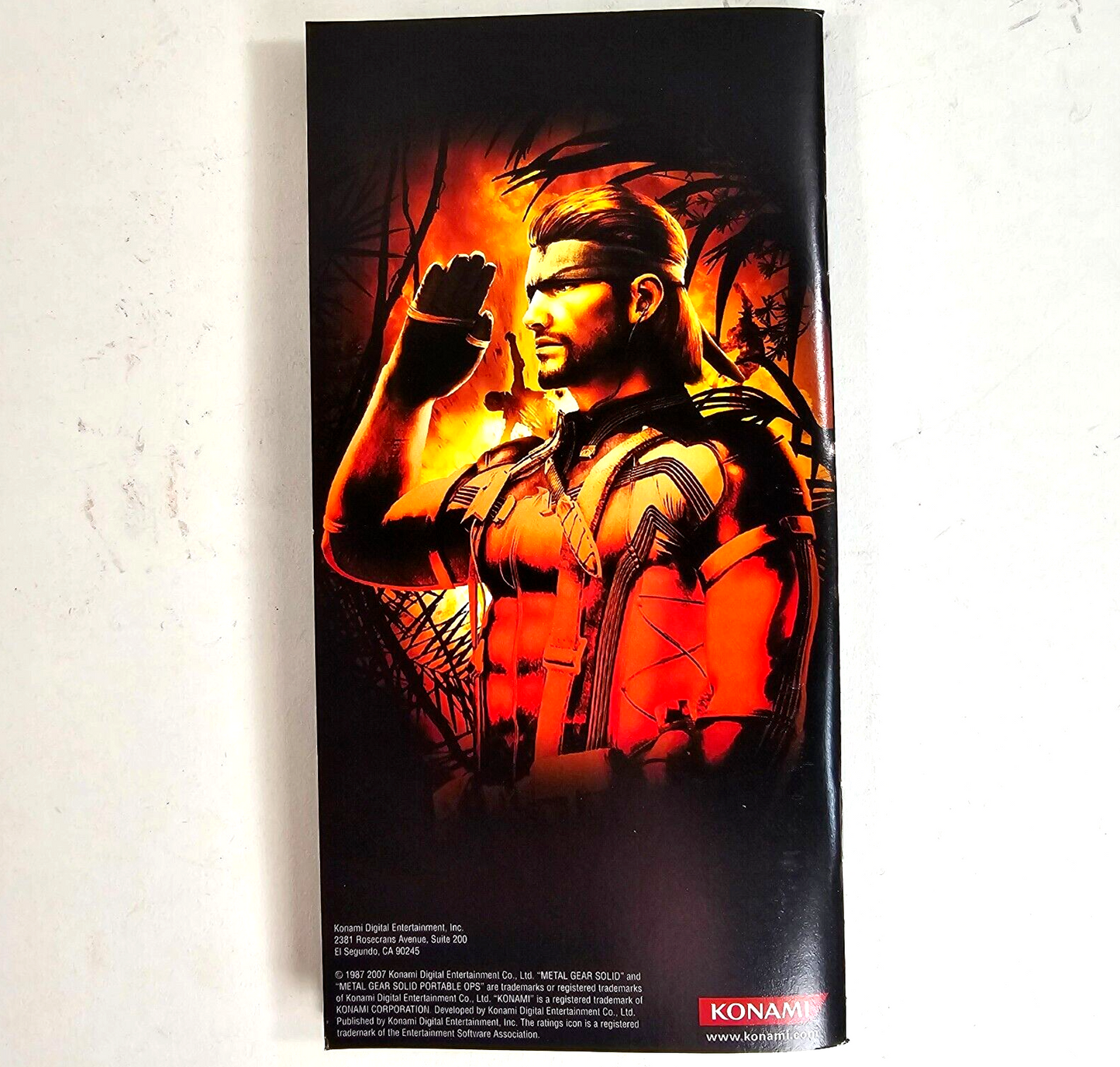 Metal Gear Solid: Portable Ops Plus (Sony PSP, 2007) Game Case Manual - Tested