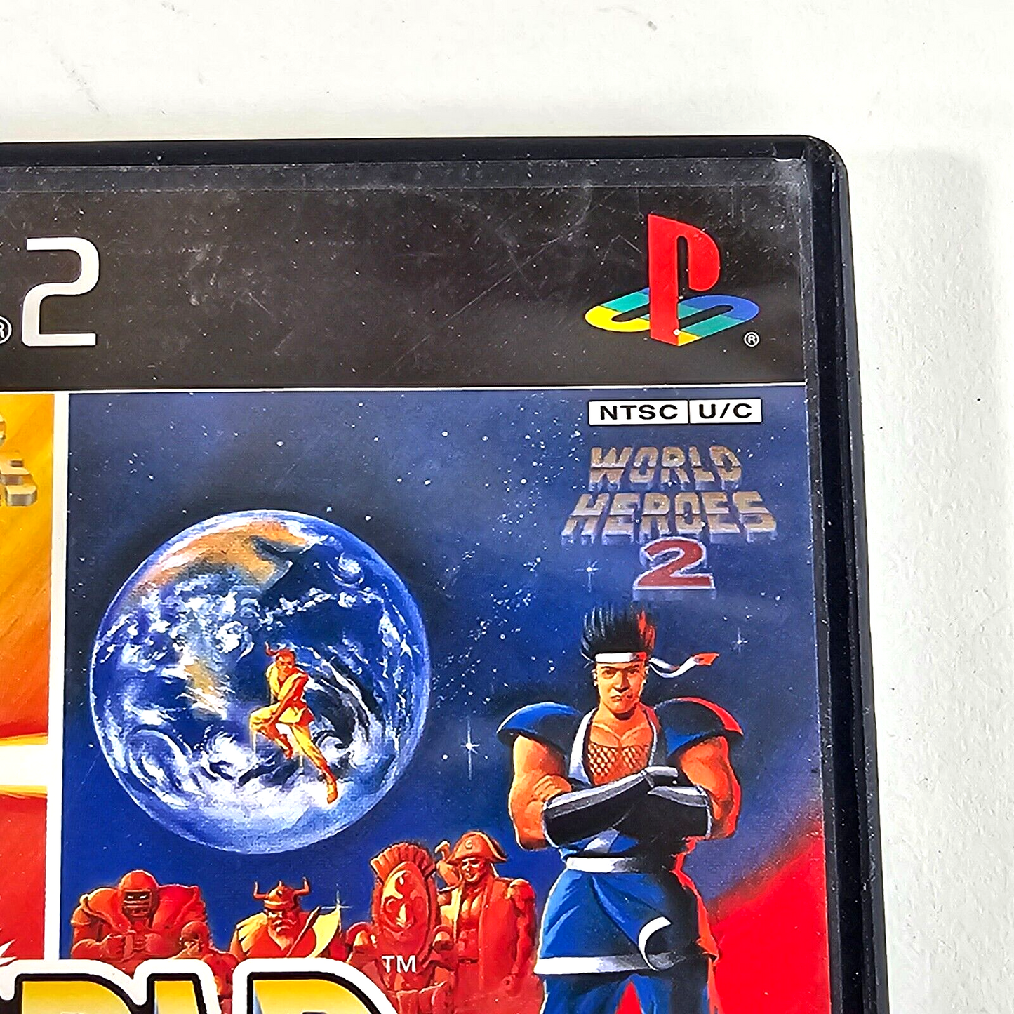 World Heroes Anthology (Sony PlayStation 2, 2008) Game Case Manual - Tested