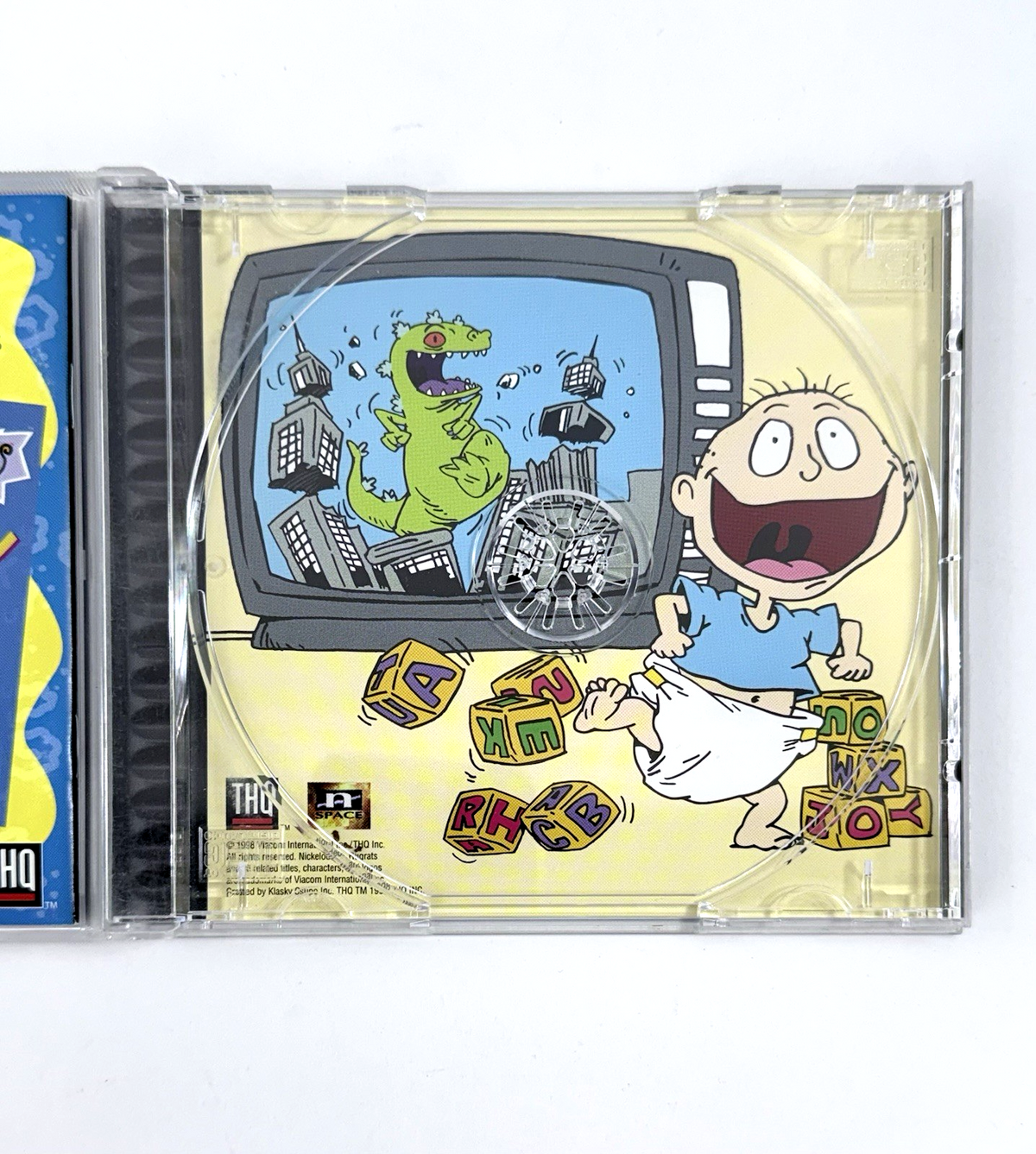 Rugrats: Search for Reptar (PlayStation 1, 1998) Game Case Manual Registration