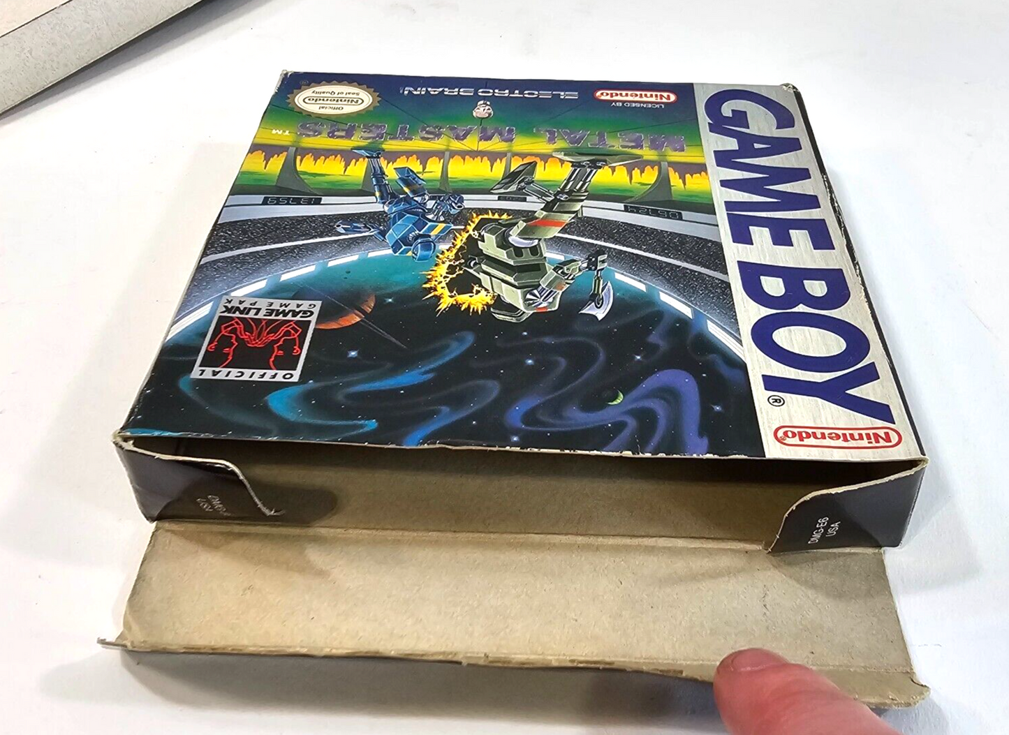 Metal Masters (Nintendo Game Boy, 1991) Game Box Manual Inserts Posters - Tested