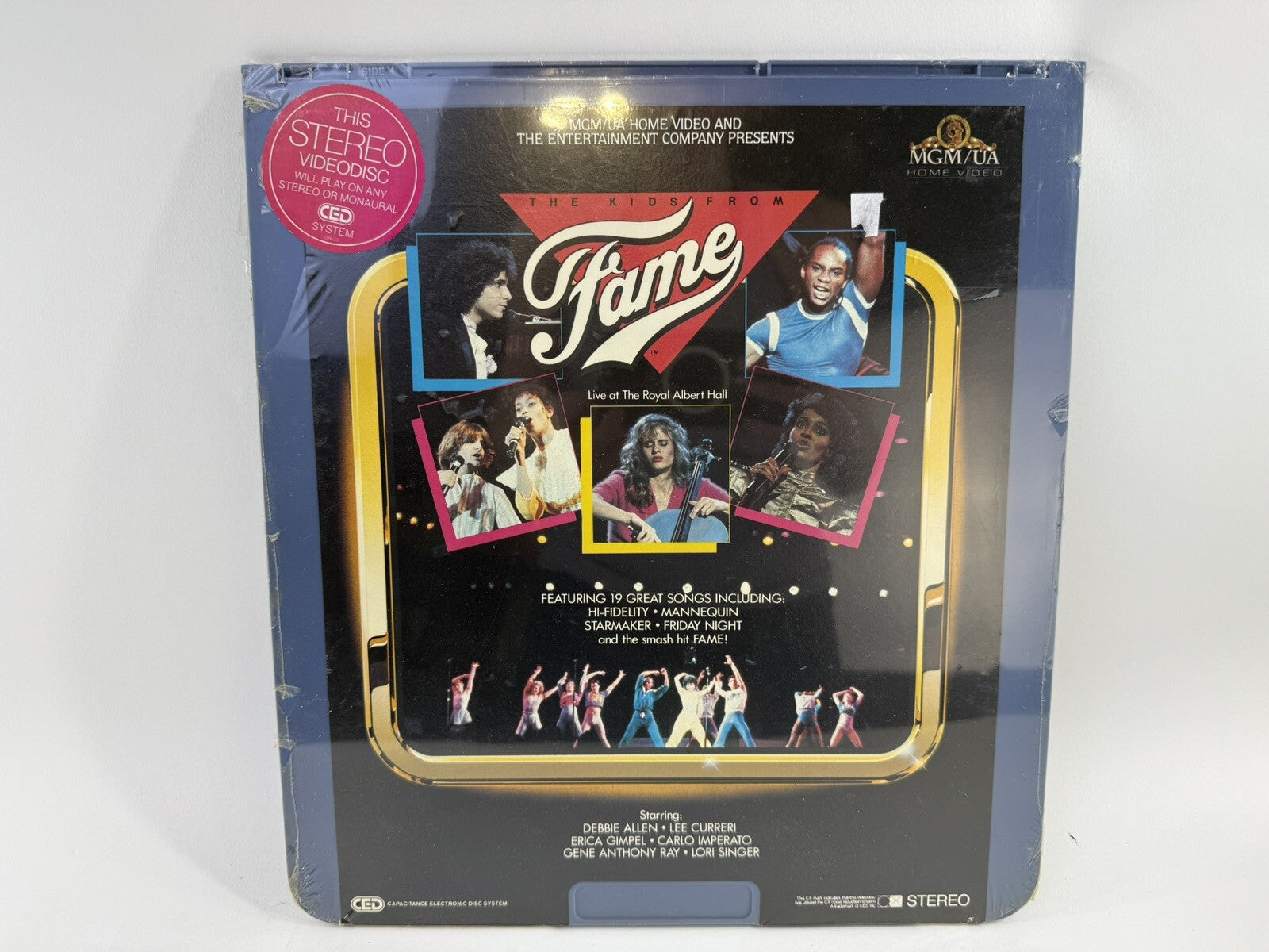 The Kids from FAME Live at Royal Albert Hall (CED Videodisc, 1983) New, Sealed