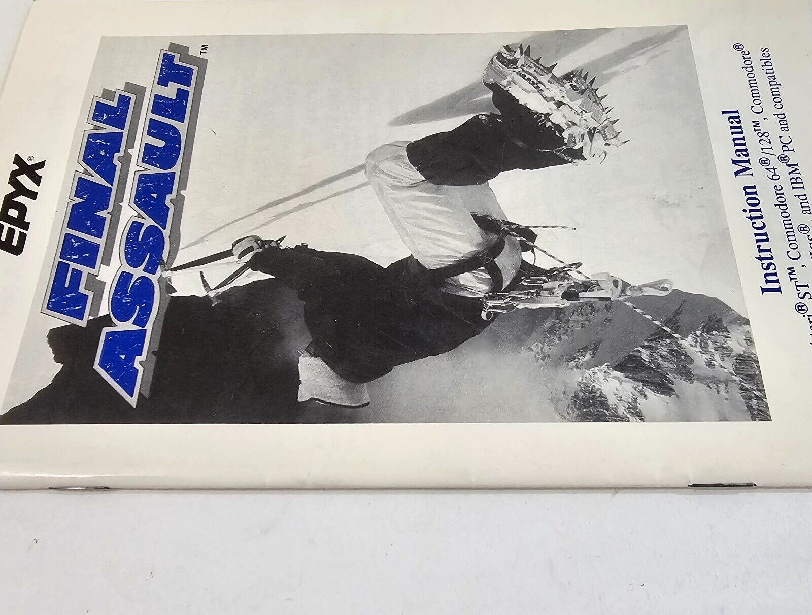 Final Assault (Commodore 64/128, 1988) Authentic Game and Manual