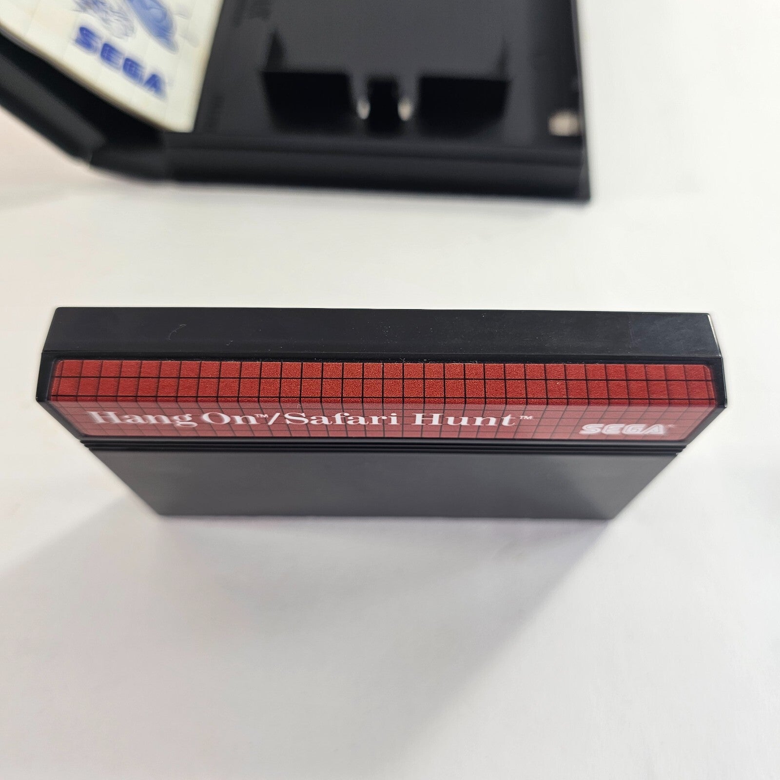 Hang On & Safari Hunt (Sega Master System, 1986) Game Case Manual - Tested