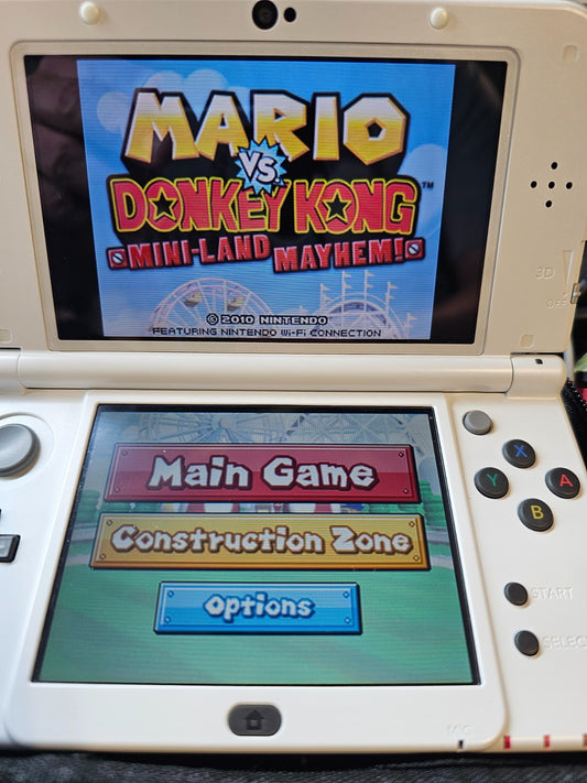 Mario vs Donkey Kong Mini-Land Mayhem (Nintendo DS, 2011) Game Case Manual More