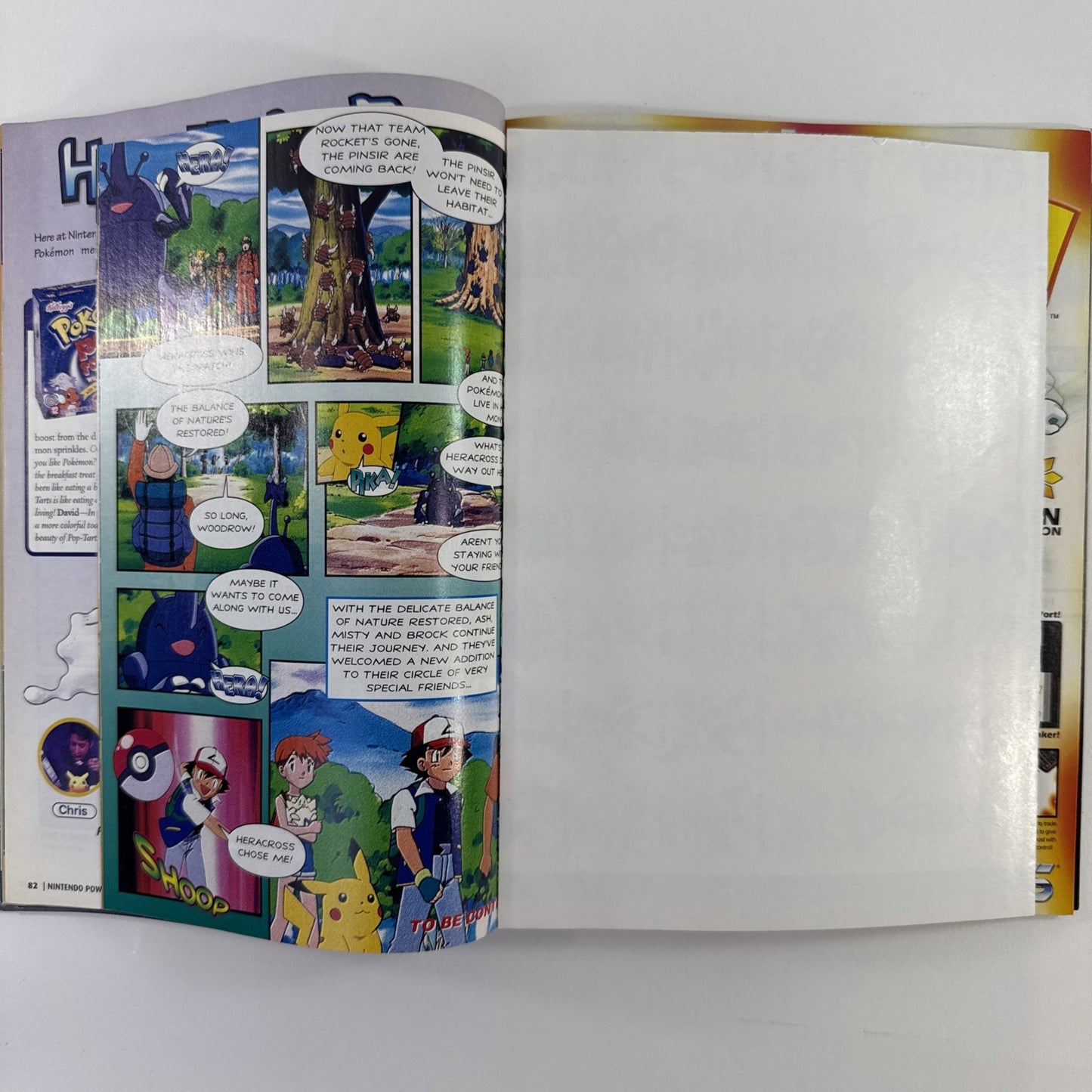 2001 Nintendo Power Vol. 140 Spider-Man Cover w/Poster, Pokémon Comic, Stickers