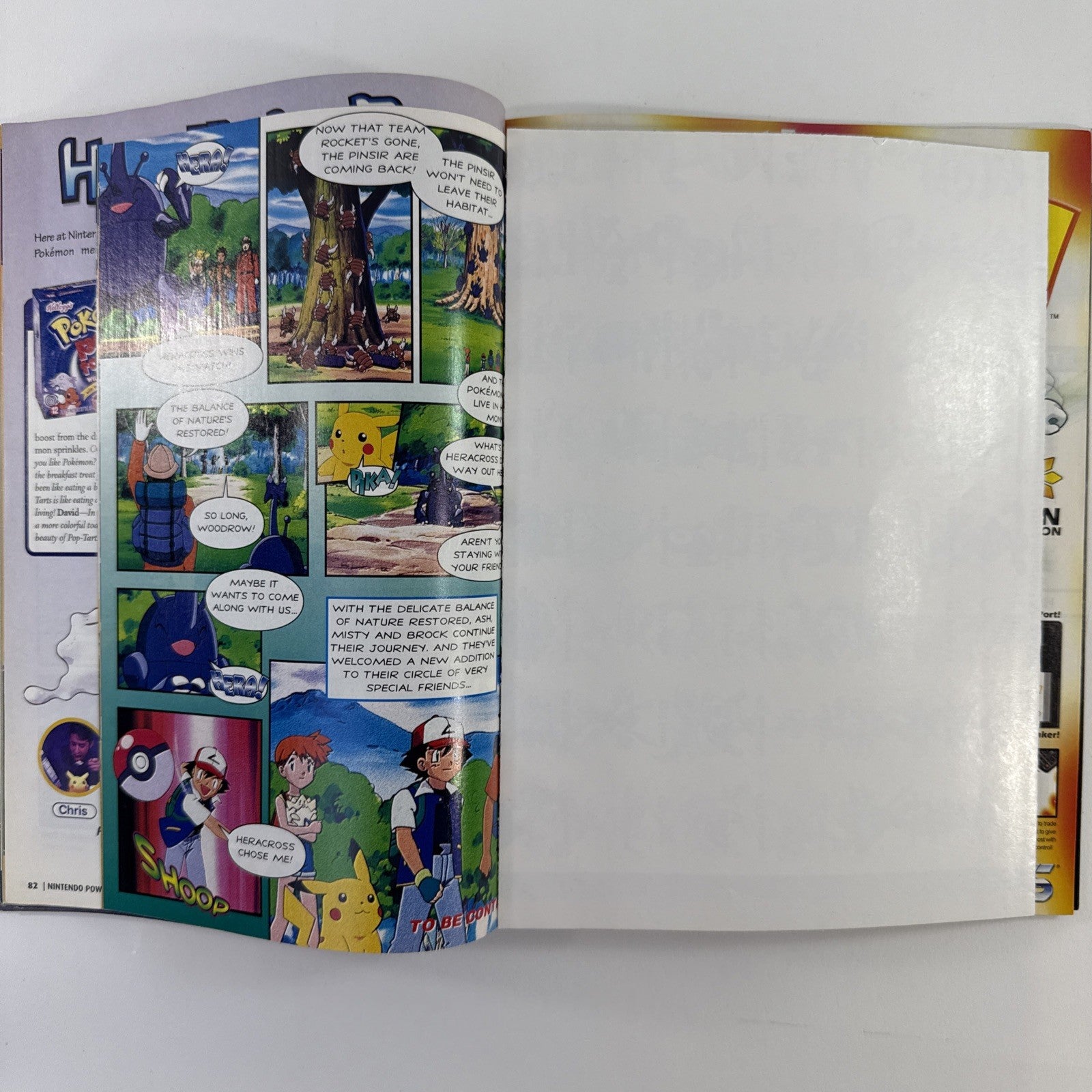 2001 Nintendo Power Vol. 140 Spider-Man Cover w/Poster, Pokémon Comic, Stickers