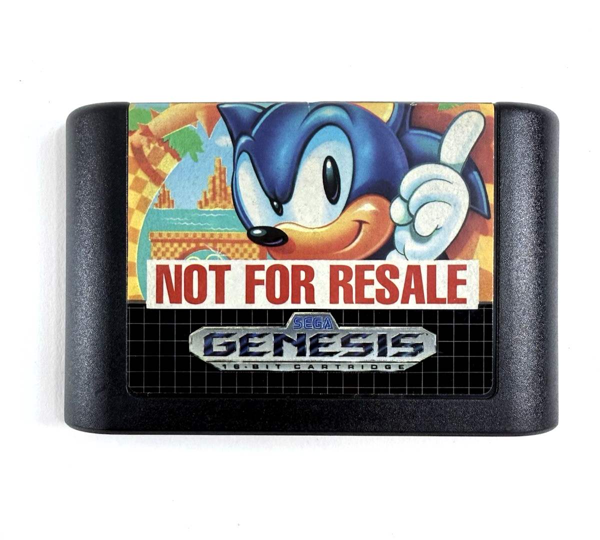 Sonic the Hedgehog (Sega Genesis, 1991) Not For Resale Game Cartridge - Tested