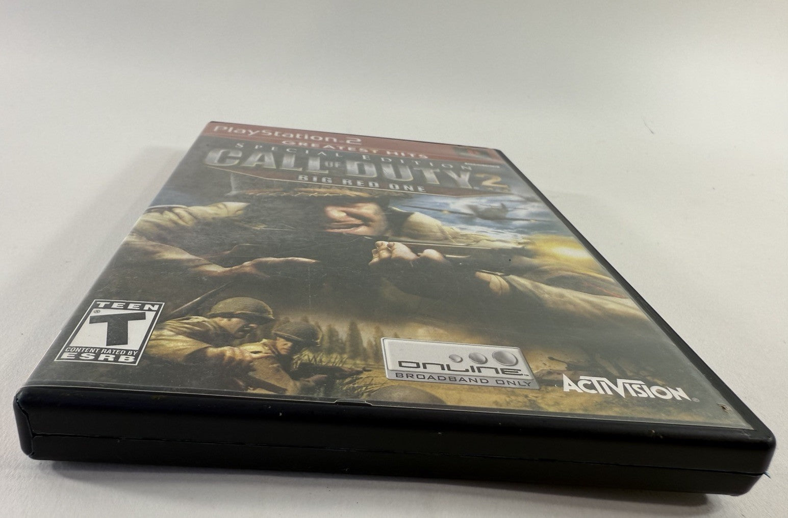 Call of Duty 2: Big Red One (Sony PlayStation 2, 2005) Game Case Manual - Tested